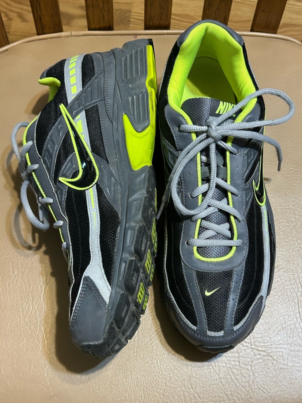 Size 12 - Nike Initiator Black Grey Volt Shoes